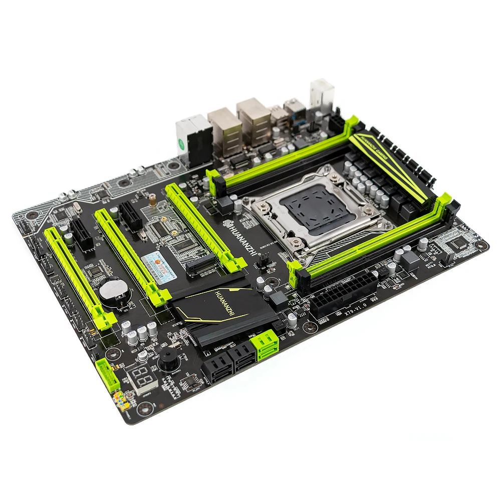 Huanan Zhi X79 плюс материнская плата X79 для Intel LGA 2011 E5 2660V2 2680V2 DDR3 1333/1600/1866 МГц 64 Гб M.2 PCI-E NVME блок питания ATX материнская плата
