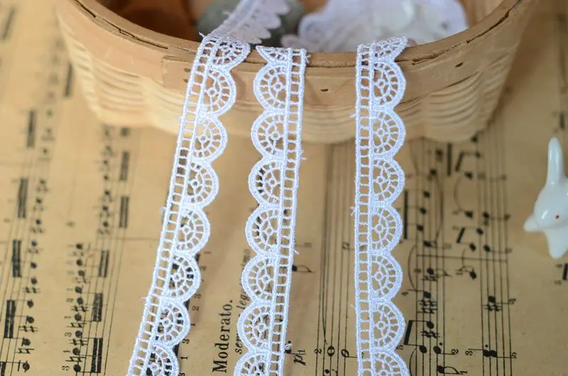 2016Lace materials imported bleached soluble small lace width 1.2 cmHot Sale | Дом и сад