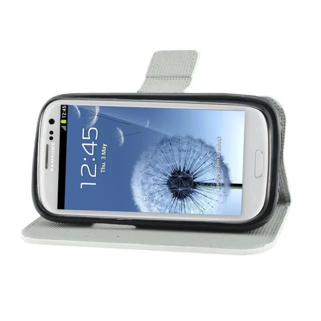 Кожаный чехол бумажник с рисунком бабочки для SAMSUNG GALAXY S3 S4 S5 Mini S6 Edge Plus G920 S7 G930 Note 3 4