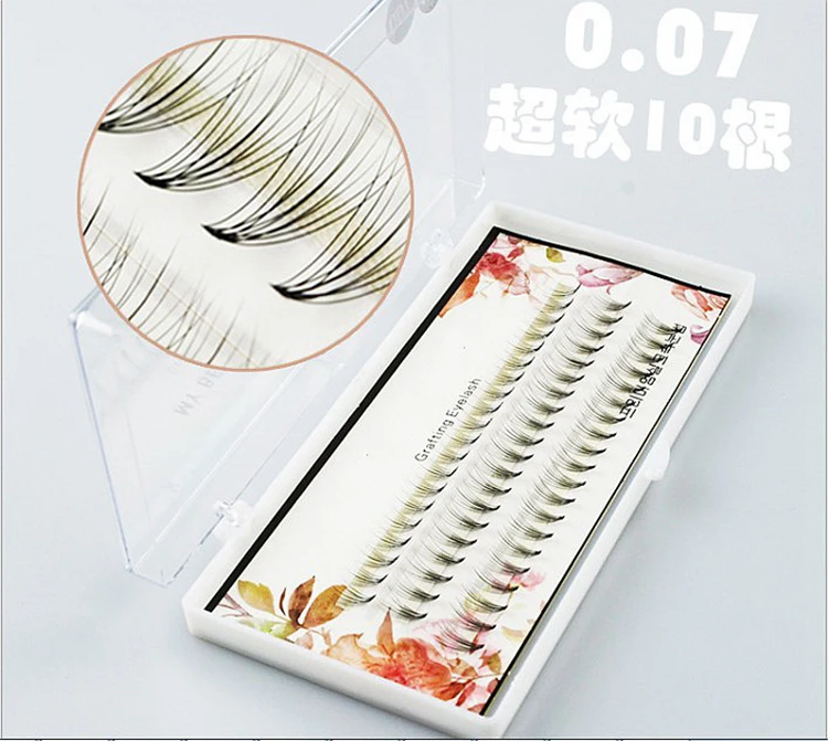 Ресницы для наращивания норковые толщина 0 07 8/10/12 мм 1 шт.|lash fan|mink stripsfan lashes |