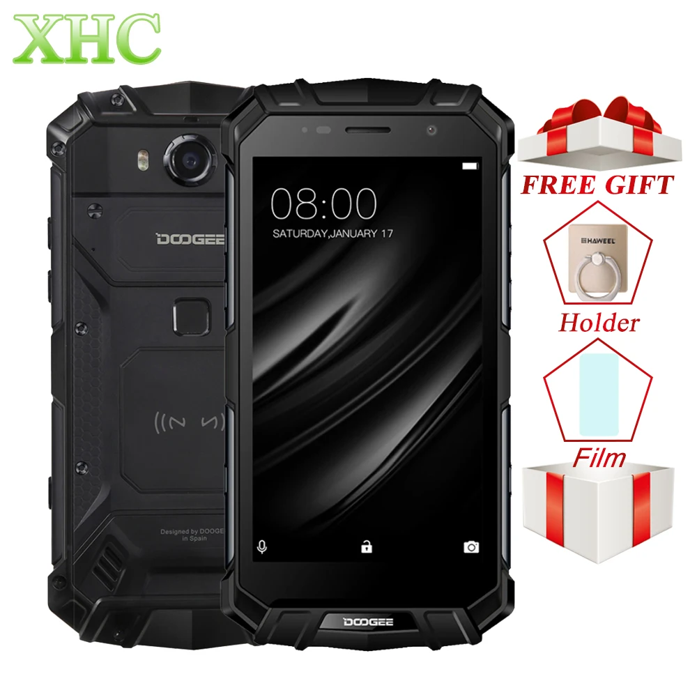 DOOGEE S60 LITE смартфон с 5 2 дюймовым дисплеем ОЗУ 4 Гб ПЗУ 32 ГБ Android 7 0|mobile phone|dual sim