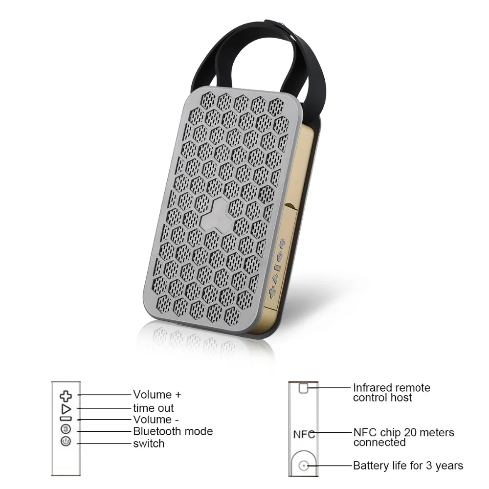 Excelvan JKR-2 Born of Sharing ультра-портативный беспроводной bluetooth-динамик 2*3 Вт Выход с