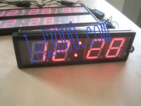 3inch 4digits indoor led clock with gpshit4 3r