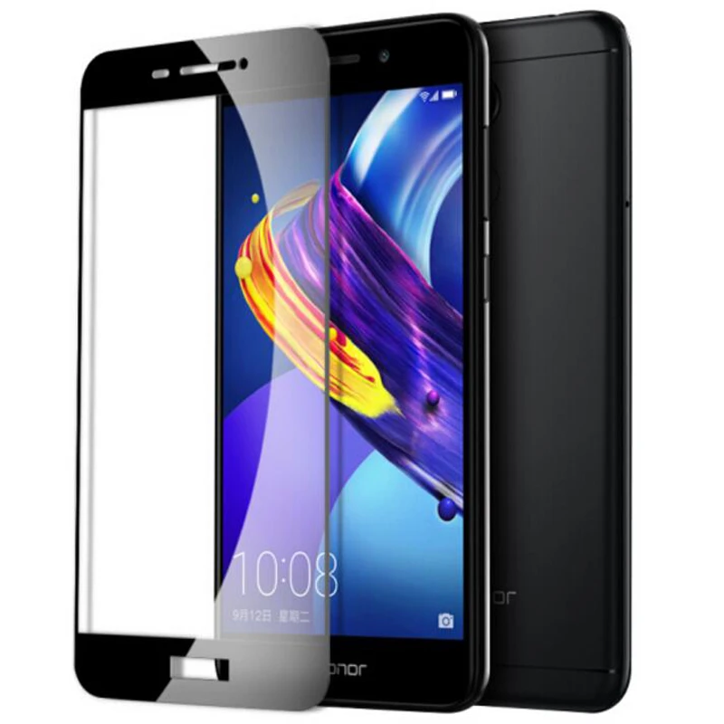 Honor 6C case thin hard matte for Huawei full protective back cover +tempered glass protector 7C |