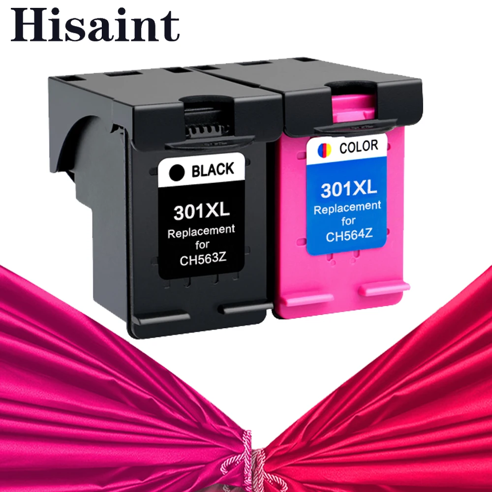 Hisaint список 2 Упаковка 301XL картридж для HP 301 XL CH563EE CH564EE Deskjet 1000 1050 2000 2050 принтер|ink
