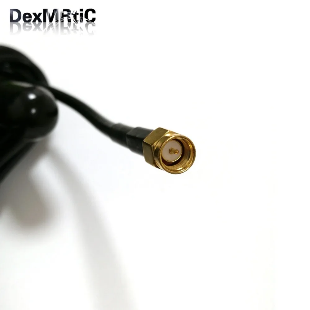 1PC GSM sucker antenna 900/1800mhz 30dbi high gain car aerial 3m extension cable SMA male  antena vhf uhf para carro