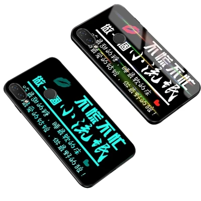 F Роскошный стеклянный чехол для телефона Lu mi nous для Xiao mi Xio mi 9 8 A2 Lite A1 Red mi Note 8 7 5 4X Pro Red mi 7 6 Pro 5 Plus K20 Pro - Цвет: F