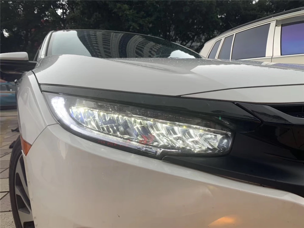 Автомобильный стайлинг фары для Honda Civic 10th светодиодные hid-лампы головного света с движущимся поворотом головная лампа светодиодный DRL Передняя лампа
