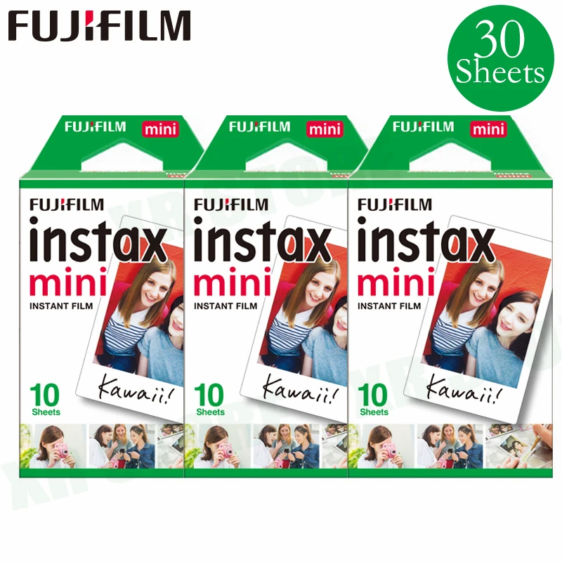 

Fujifilm Instax Mini 11 8 9 Film Blanc 1 Packs 30 Sheets Fuji Photo Paper For 7s 8 9 70 90 25 55 Share SP-1 sp-2 Instant Camera