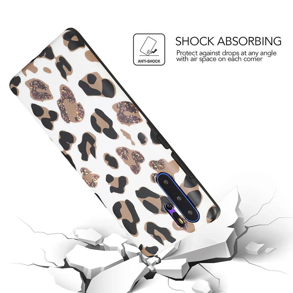 L-FADNUT Leopard Silicone Soft TPU Case For Huawei P20 Lite P30 Pro Matte Shockproof Bumper Phone Cover For Huawei Mate 20 Capa