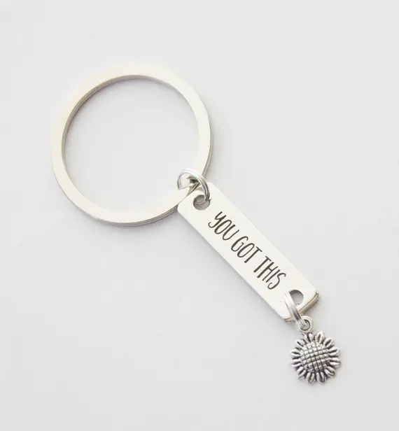 You Got This Keychain Mother's day gift Graduation Gift Jewelry Quote Inspiration | Украшения и аксессуары