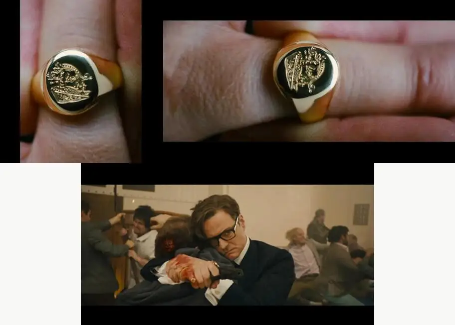 Kingsman: The Secret Service латунное кольцо с изображением фильма ограниченный