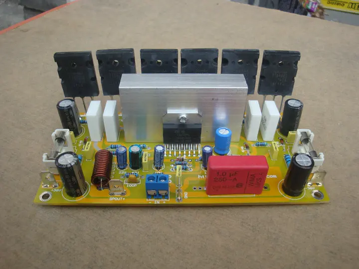 Новинка DC double 18 40V hifi DMOS TDA7294 + 5200 1943 power pair tube 300W аудио моно усилитель board|Усилители