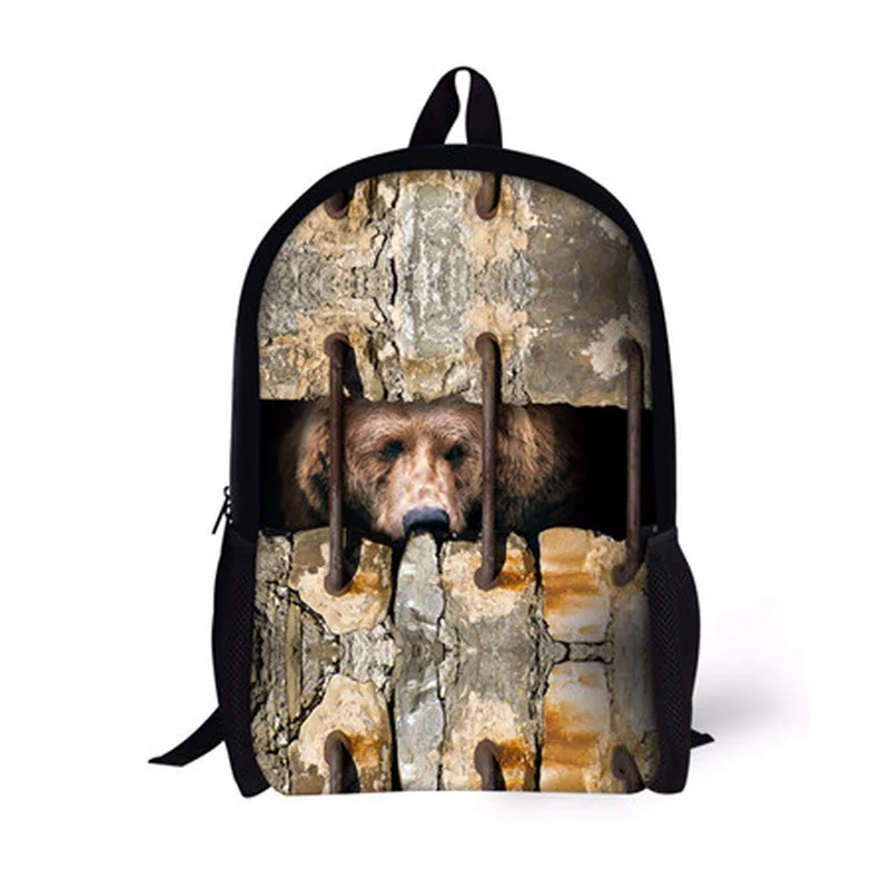 Customized 2021 New Hot Style School Bags for Students Most Popular and Fashion Mochila 3D Animal Print Escolar | Багаж и сумки