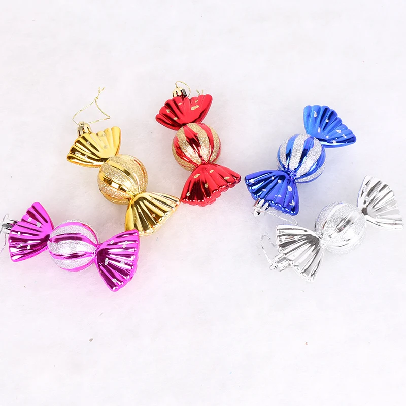 

Christmas decorations candy pendant Xmas tree candy small pendant 5 Pack festive scene decoration Xmas Tree accessories