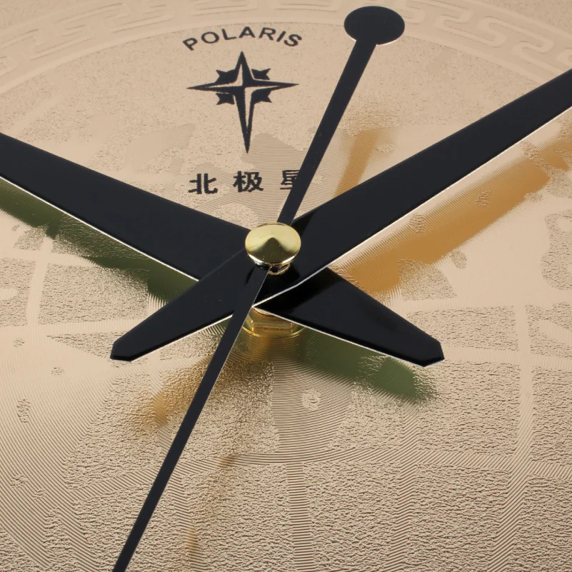 Polaris authentic atmosphere of creative imitation mahogany parlor mute wall clock hanging table Chinese classical quartz watch | Дом и сад