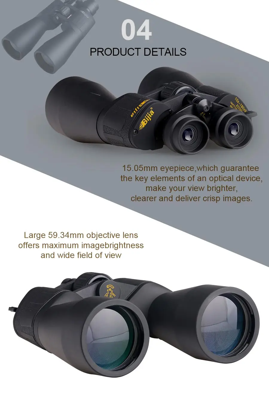 Bijia 10-180X90 с высоким увеличением HD профессиональный зум бинокль водонепроницаемый телескоп для наблюдения за птицами Туризм Охота Спорт