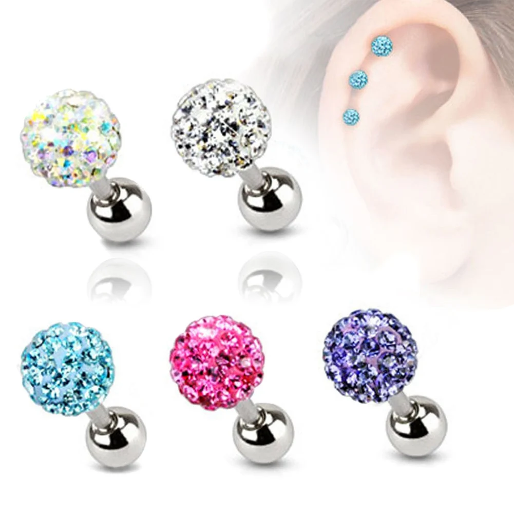 Новое поступление 2019 Разноцветные серьги из сплава искусственные ногти пирсинг