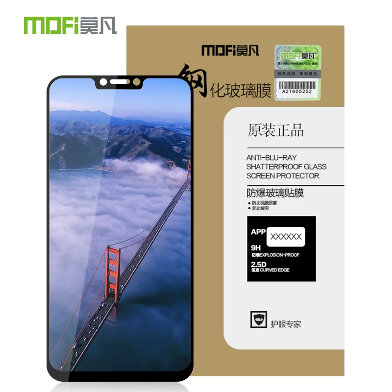 

Original MOFi 9H Full Cover Toughened Tempered Glass Screen Protector Film for Lenovo Z5