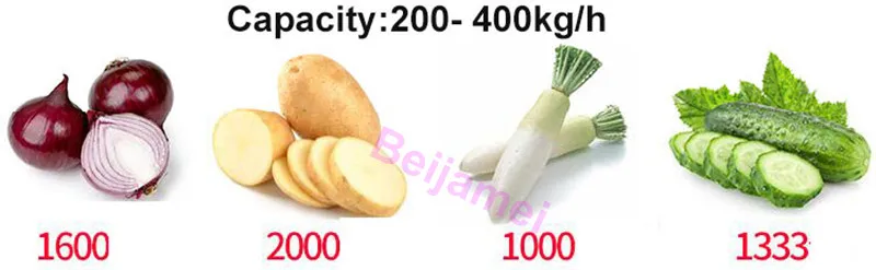 BEIJAMEI Новое поступление 400 кг/ч электрическая нож для резки картофеля и овощей