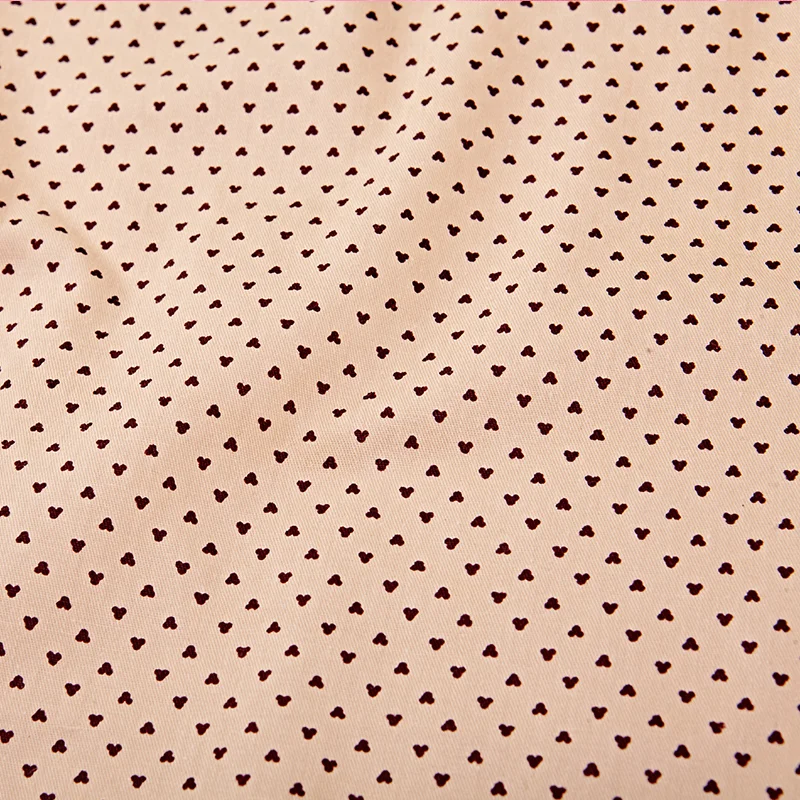 5 шт. набивная хлопковая ткань с рисунком в горошек для малышей AB версия