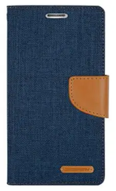 navy camel Celular принципиально Капа coque для iphone XR XS MAX goospery холст дневник карты кошелек, чехол для iphone X 6 7 8 6 S плюс 5S 5C SE - Цвет: navy camel