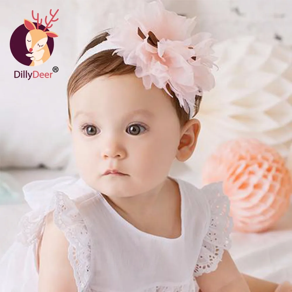 Милые Дети Девочки Ободки Горный Хрусталь Цветы Малыш Аксессуары Для Волос