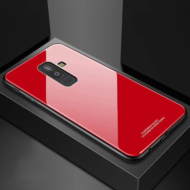 YUETUO ТПУ закаленное стекло для задней крышки телефона оболочка чехол samsung galaxy j4 j6 j8