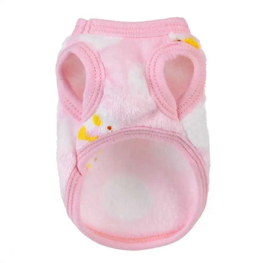 Теплое вязаное пальто для питомца кота собаки щенка одежда жилет куртка костюм #