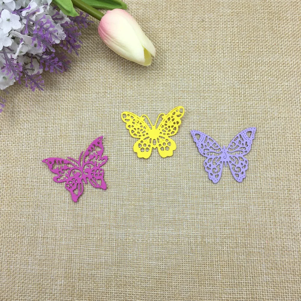 Julyarts 3 шт. Buttlefly 2019 новые металлические пресс формы для скрапбукинга Alinacrafts Stansen En