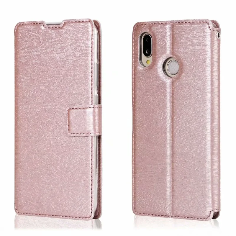 Чехол для huawei P20 lite чехол чехол-подставка из углеродного волокна кожаный