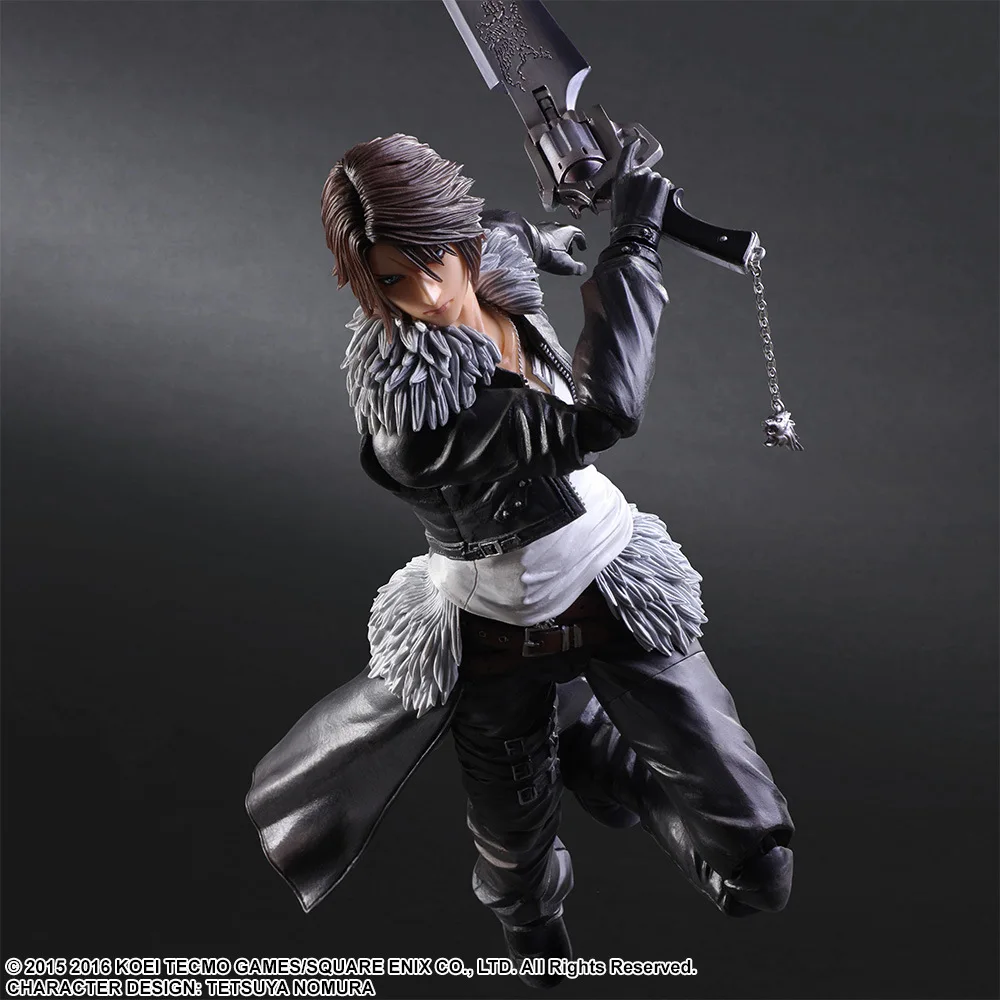 Экшн 26 см аниме Squall Leonhart фигурка играть арт Kai Final Fantasy Коллекция ПВХ модель кукла