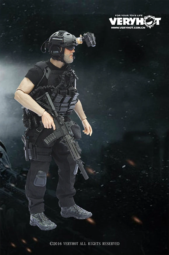 1/6 весы мужской фигуры одежда аксессуар с дизайном морских котиков CQB ночные