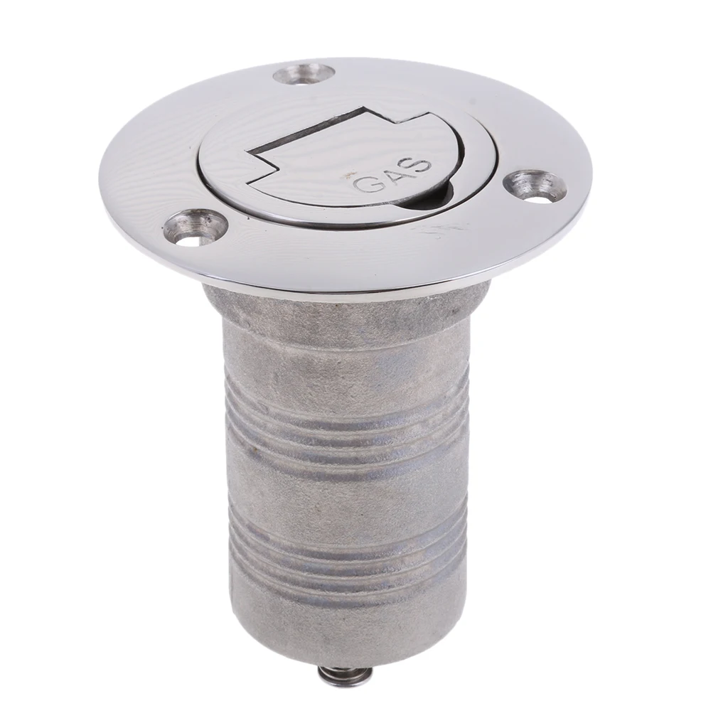 

1 Pcs 1-1/2''/38mm Boat Gas Deck Tank Filler Marine Grade 316 Stainless Steel For Boats Marines Yachts Car Etc
