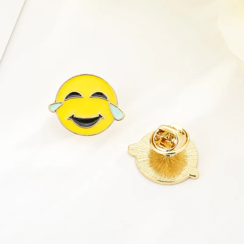 Original Dice Emoji Expression Bag Decoration Enamel Brooch Japanese Style Spoof Fun Collar Pin Badge Women Clothes Jewelry | Украшения и