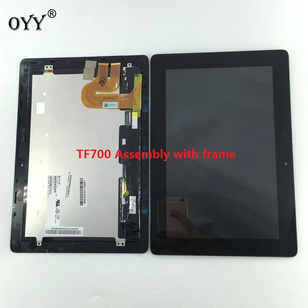 ЖК дисплей сенсорный экран дигитайзер стекло в сборе с рамкой для Asus Transformer Pad TF700