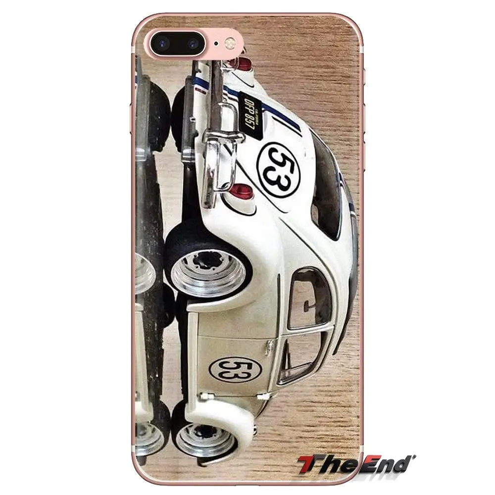 For Huawei Mate Honor 4C 5C 5X 6X 7 7A 7C 8 9 10 8C 8X 20 Lite Pro Transparent Soft Shell Covers Herbie 53 VW bug beetle |