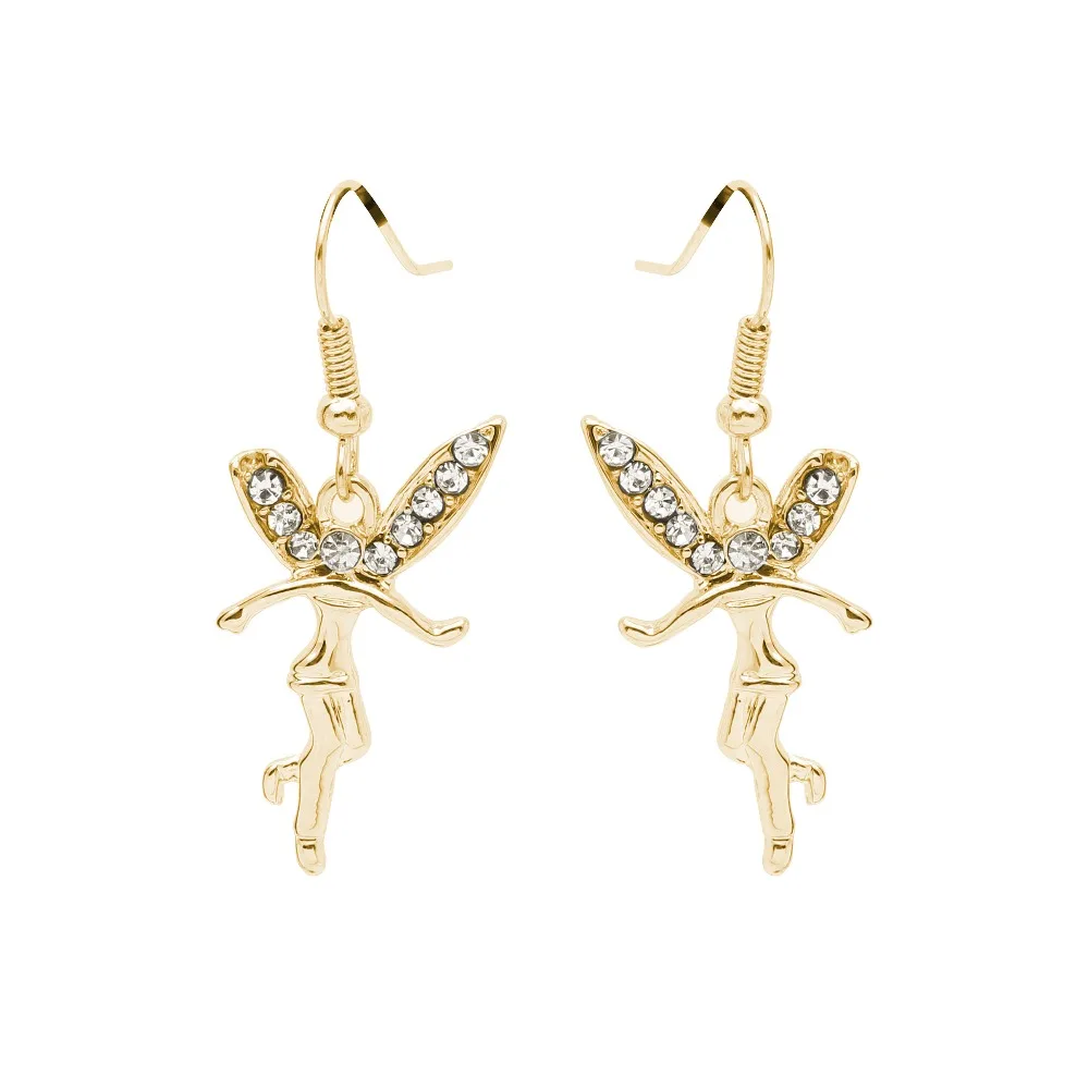 SeanLov 2018 fashion angel gold-color jewelry for women spirit wedding new cheap wish rhinestone crystal |