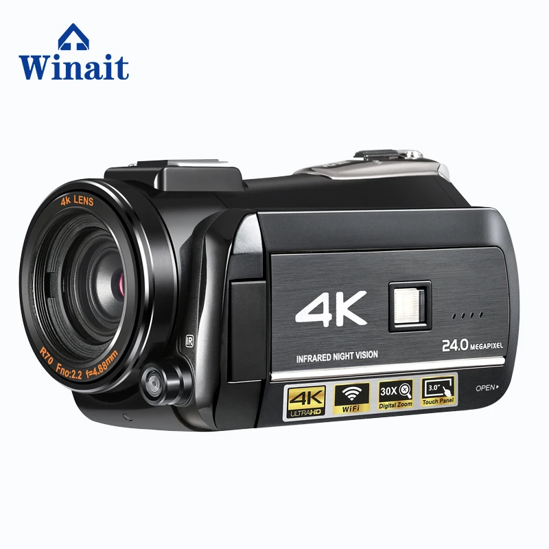 Winait UHD 4K wifi цифровая видеокамера ночного видения Цифровая с сенсорным