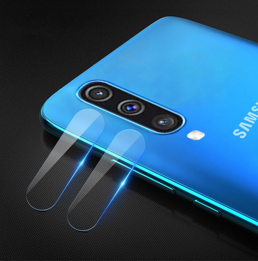 2 шт для задней панели Камера защитное устройство для объектива для samsung Galaxy A50 A70 A80 A60 A40 A40S A30 A20 A10 A750 A90 защитная пленка из закаленного стекла