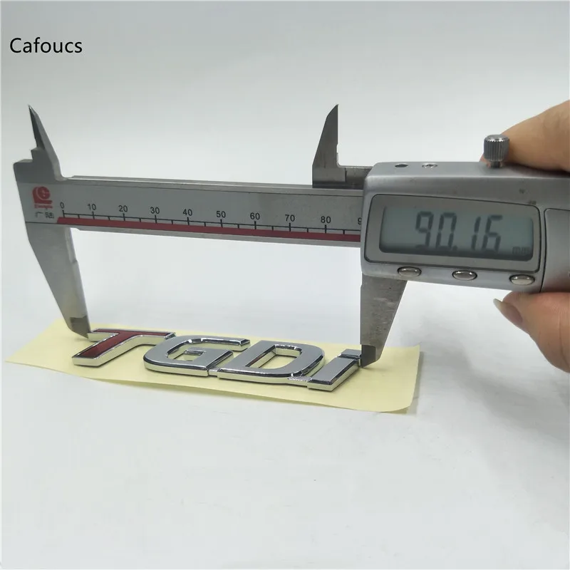 

For Hyundai Elantra Tucson Sonata Verna TGDI Logo Rear Trunk emblem car sticker
