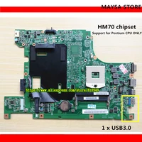original b590 laptop motherboard hm70 uma pga989 ddr3 fit for lenovo b590 notebook pc system board fully tested