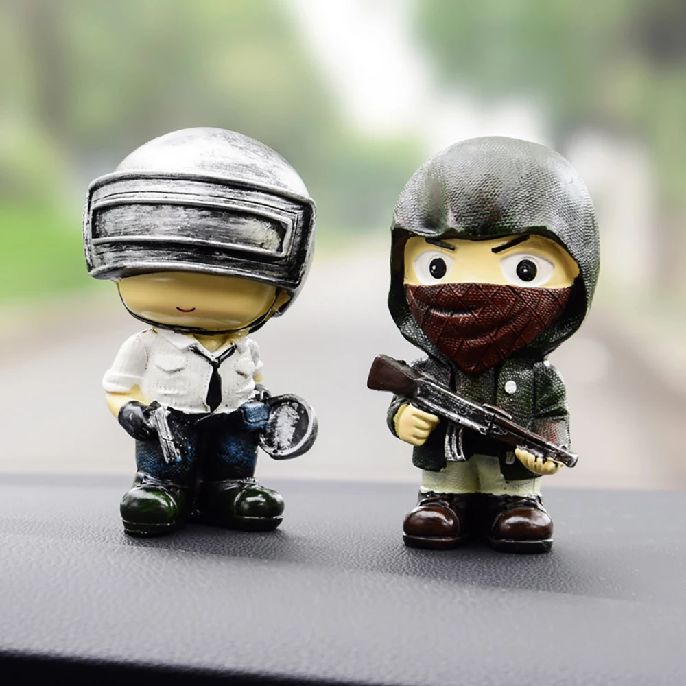 Автомобильный орнамент для игры PUBG Playerunknowns Battlegrounds Куклы Фигурки милые