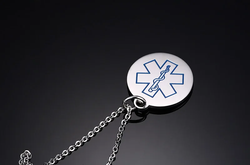 Женские кулоны из нержавеющей стали с синим и красным логотипом|pendants for women|f pendanttag