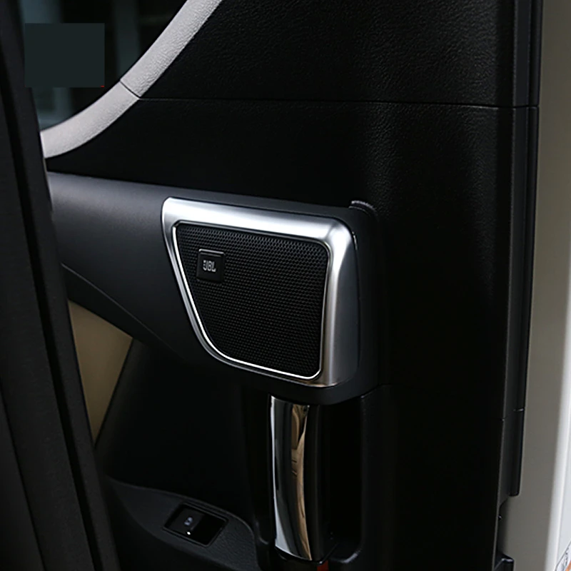 Для Toyota Alphard 2015-2018 ABS Хромированная Автомобильная дверь аудио динамик рамка