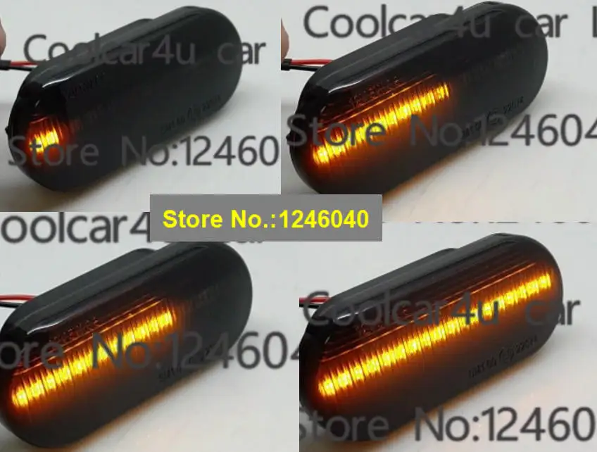 Светодиодный динамический боковой указатель поворота для VW Bora Golf 3 4 Passat 3BG Vento T5 Polo