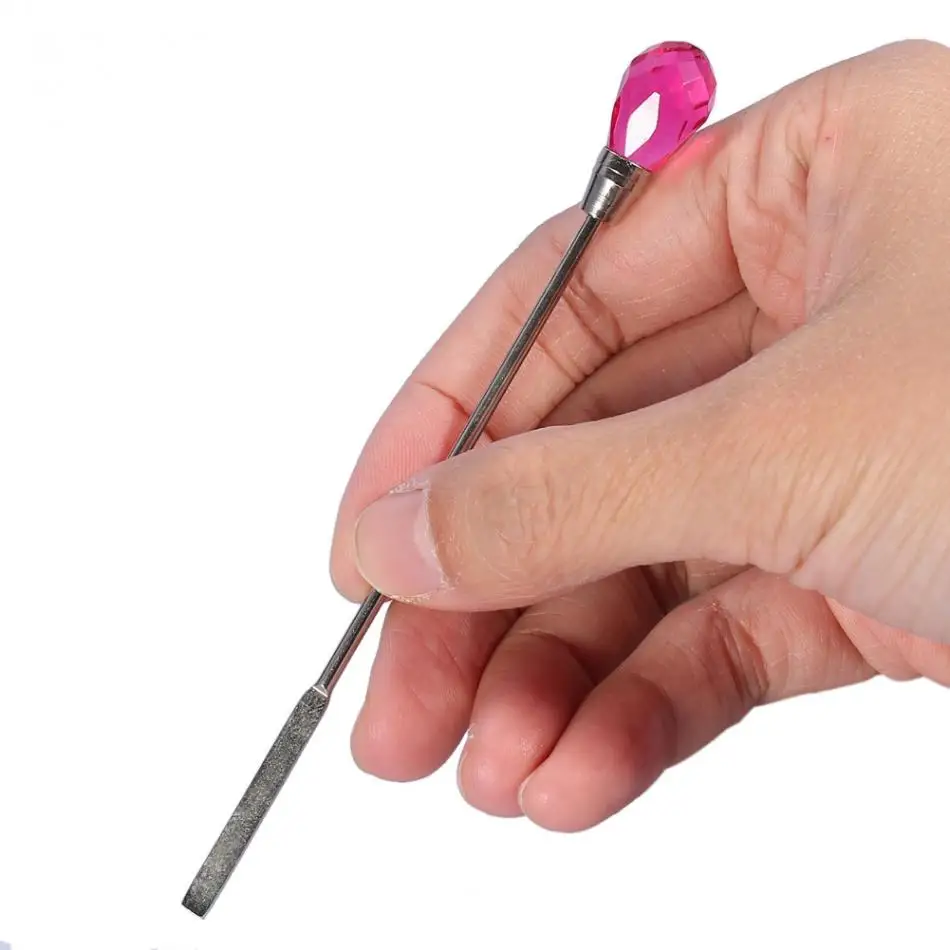 2 шт./компл. лопатка для ногтей Гель-лак смеситель стержень + акриловая пудра