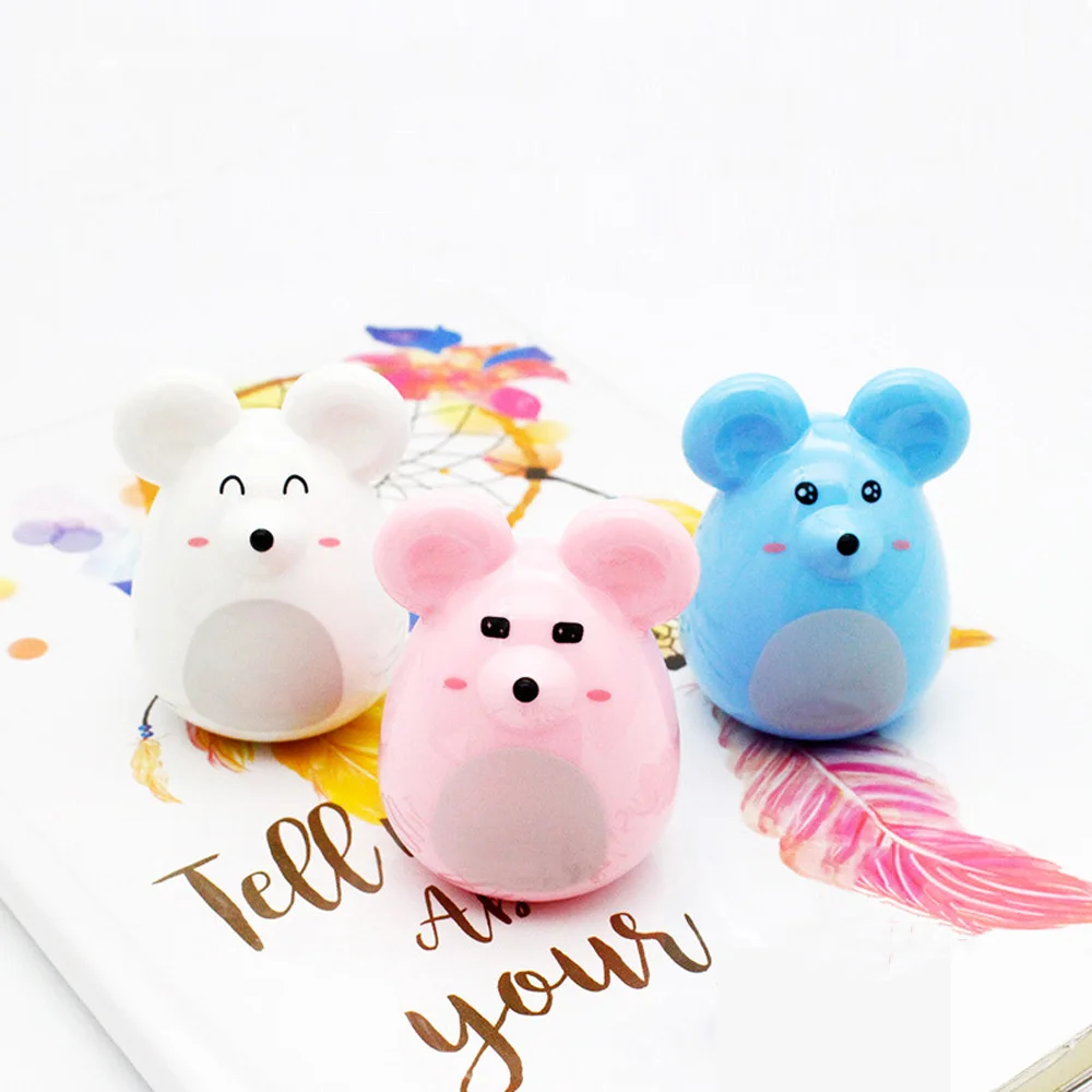 Точилка для карандашей Kawaii С мультипликационным принтом 1 шт. ручная точилка
