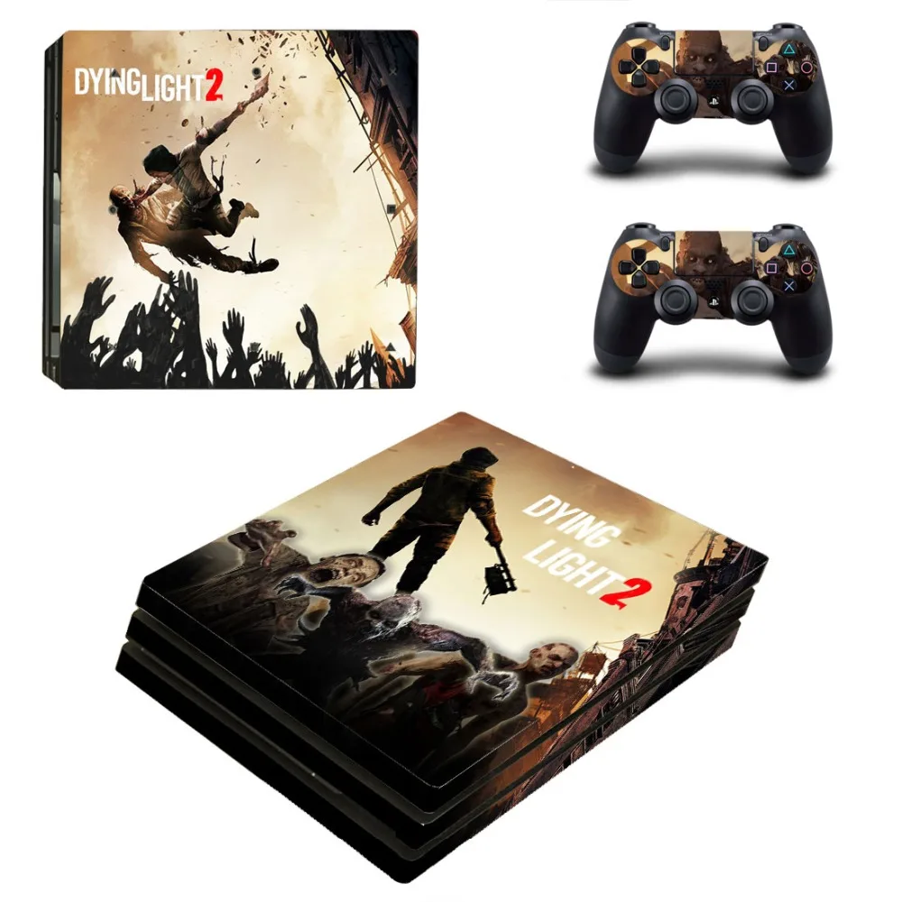 PS4 Pro кожи Стикеры наклейка для Игровые приставки 4 консоли и 2 контроллер винил