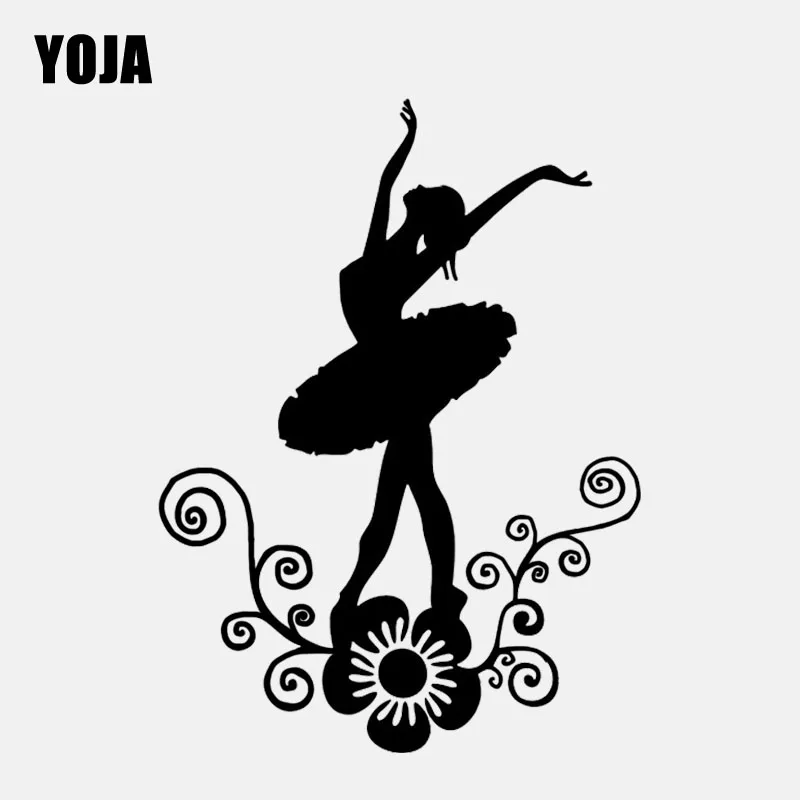 YOJA 45 см * 60 Красивая Настенная Наклейка для гимнастики и танцев декор из ПВХ кухни